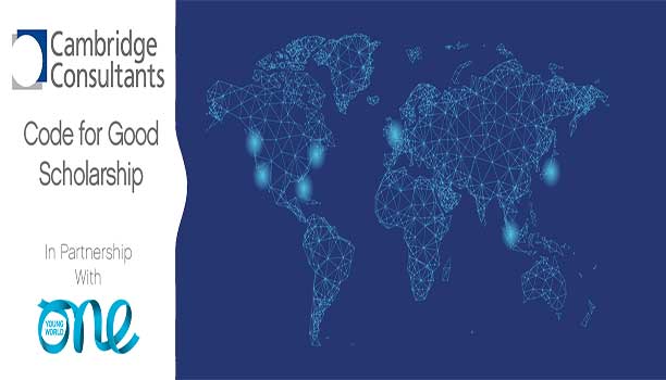 Cambridge Consultants Scholarship for One Young World Summit