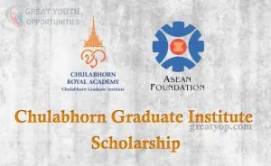 Scholarships for ASEAN Students at Chulabhorn Graduate Institute