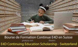 E4D Continuing Education Scholarship