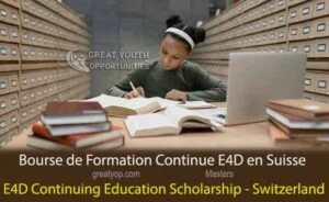 E4D Continuing Education Scholarship