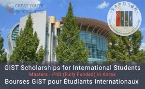 GIST Scholarships for International Students