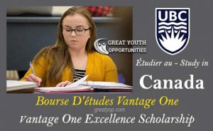 Vantage One Excellence Scholarship to Study in Canada