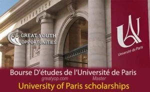 Bourses d’études de l’Université de Paris pour étudiants étrangers