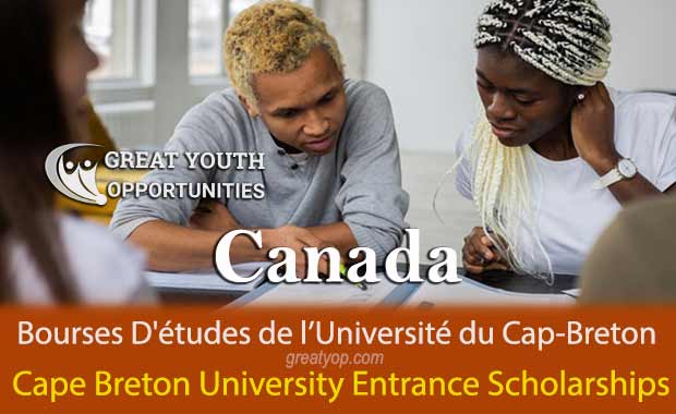 Cape Breton University Entrance Scholarships for International Students