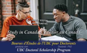 UBC Four Year Doctoral Fellowship (4YF) program