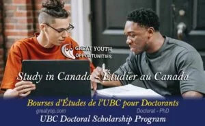 UBC Four Year Doctoral Fellowship (4YF) program