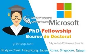 Microsoft PhD Fellowship for Asia-Pacific