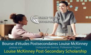 Louise McKinney Post-Secondary Scholarship