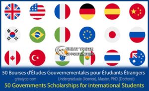 50 Governments Scholarships for international Students