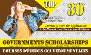 30 government scholarships
