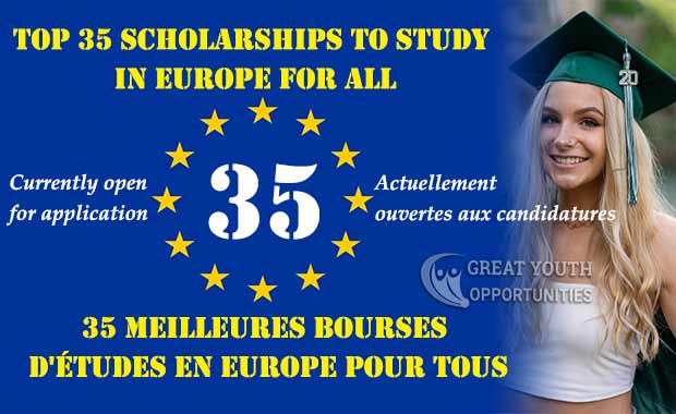Top 35 Scholarships to Study in Europe
