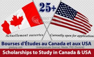 25+ scholarships to study in Canada or USA