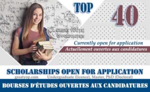 Top 40 scholarships open for application