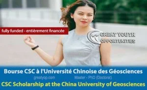 CSC Scholarship at the China University of Geosciences
